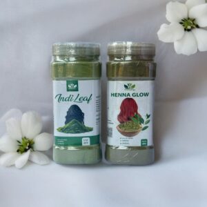 Henna Powder (200gm) + Indigo Powder (175gm) Combo Pack